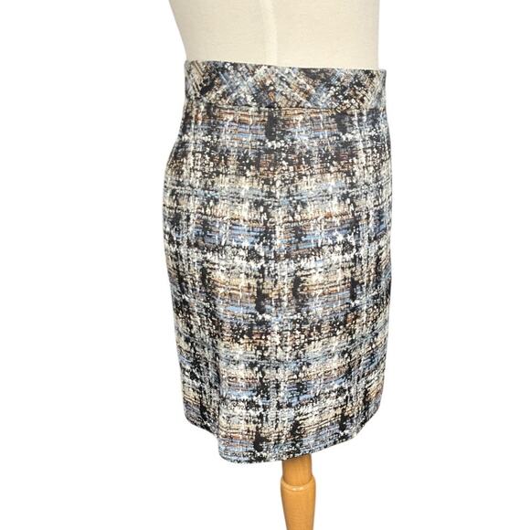 J.Crew Size 6 Cotton Silk Blend Tweed Mini Skirt Back Zip Lined Office Chic - Picture 4 of 11
